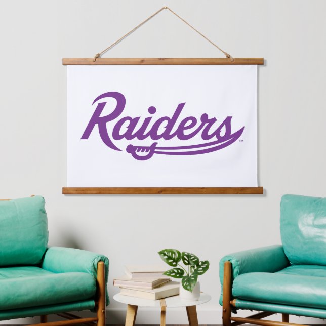 Raiders Script Hanging Tapestry (Living Room)