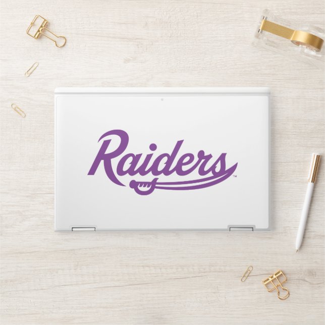 Raiders Script HP Laptop Skin (Desk)