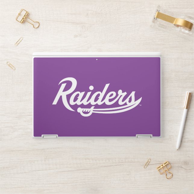 Raiders Script HP Laptop Skin (Desk)