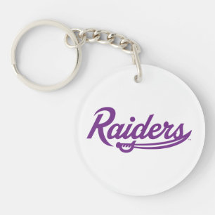 Raiders Script Keychain