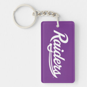 Raiders Script Keychain
