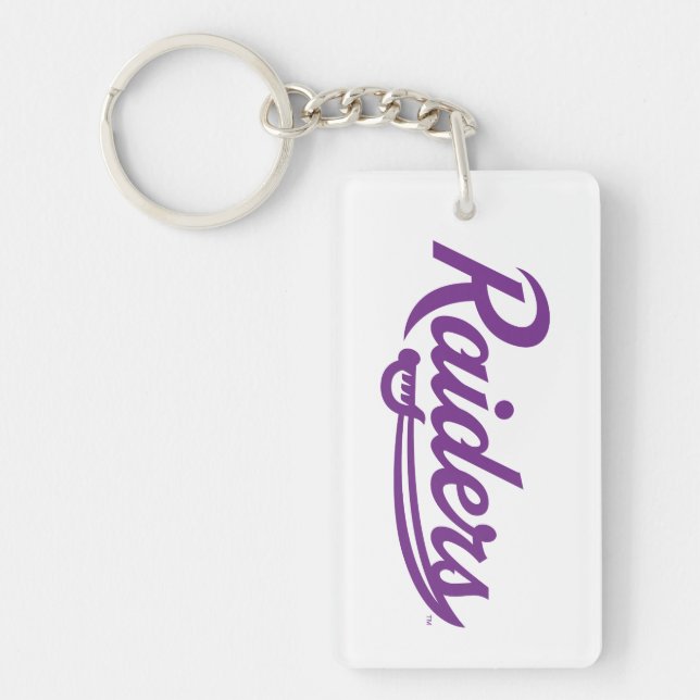Raiders Script Keychain (Front)