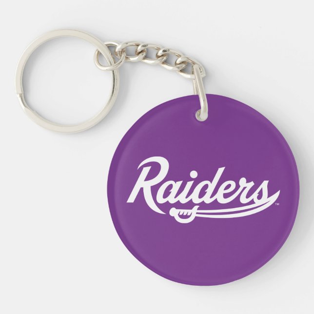 Raiders Script Keychain (Front)