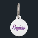 Raiders Script Pet ID Tag<br><div class="desc">Get ready to completely level up your everyday swagger and show the world your undeniable school pride with this official University of Mount Union product! Whether you are a dedicated student crushing your classes in Alliance, a proud alumni representing your fierce collegiate roots, or a passionate fan cheering loudly for...</div>