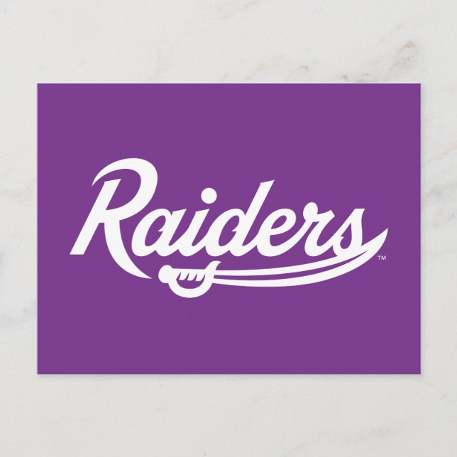 Raiders Script Postcard (Front)