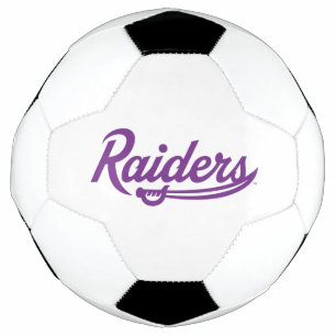 Raiders Script Soccer Ball
