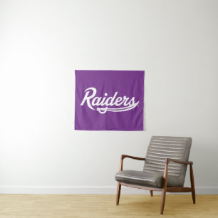 Raiders Script Tapestry