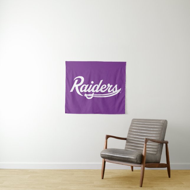 Raiders Script Tapestry (In Situ (Horizontal))