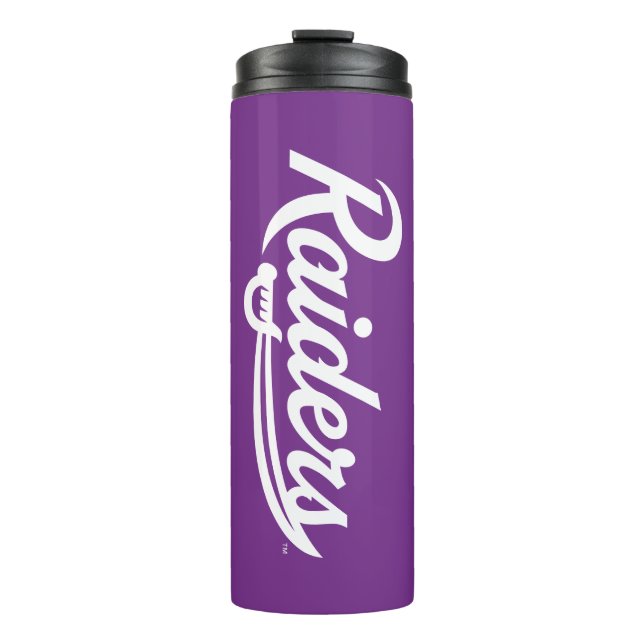 Raiders Script Thermal Tumbler (Front)
