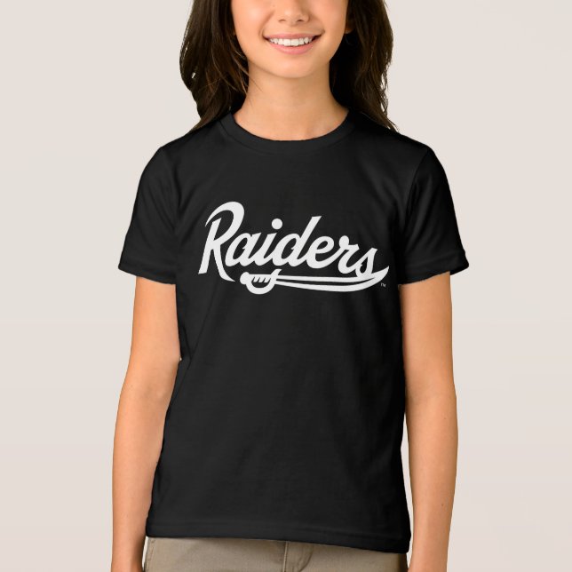 Raiders Script Tri-Blend Shirt (Front)