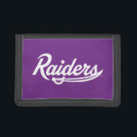 Raiders Script Trifold Wallet<br><div class="desc">Get ready to completely level up your everyday swagger and show the world your undeniable school pride with this official University of Mount Union product! Whether you are a dedicated student crushing your classes in Alliance, a proud alumni representing your fierce collegiate roots, or a passionate fan cheering loudly for...</div>