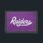 Raiders Script Trifold Wallet<br><div class="desc">Get ready to completely level up your everyday swagger and show the world your undeniable school pride with this official University of Mount Union product! Whether you are a dedicated student crushing your classes in Alliance, a proud alumni representing your fierce collegiate roots, or a passionate fan cheering loudly for...</div>