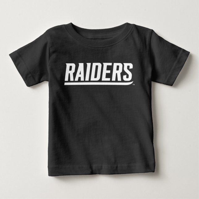 Raiders Text Baby T-Shirt (Front)