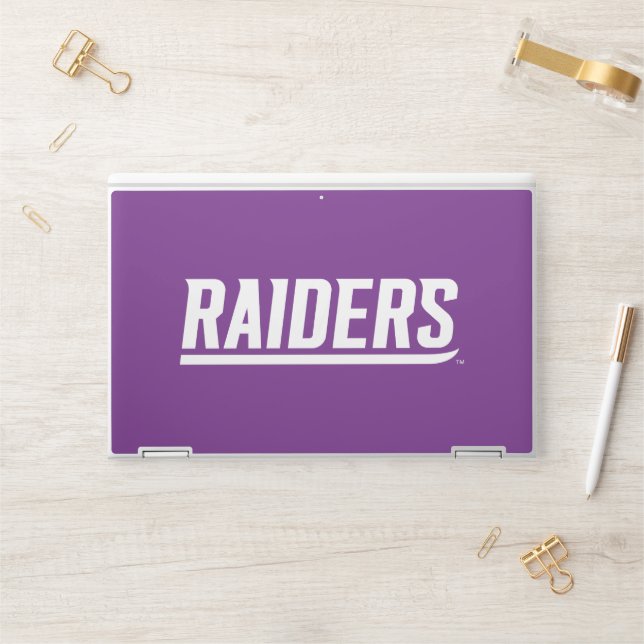 Raiders Text HP Laptop Skin (Desk)