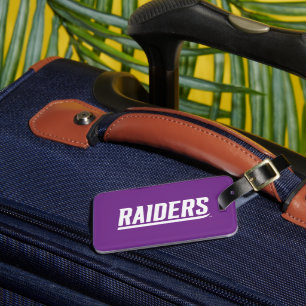 Raiders Text Luggage Tag