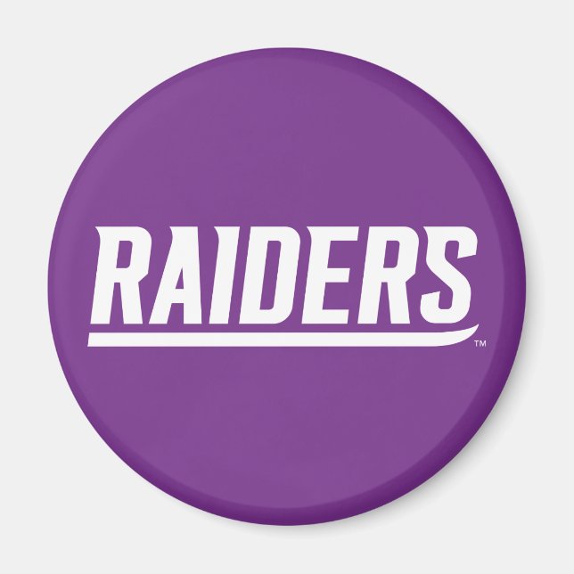 Raiders Text Magnet (Front)