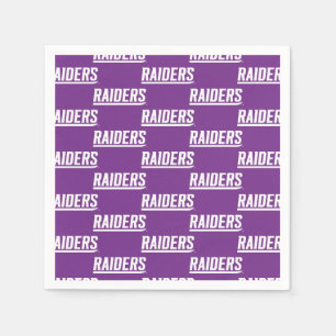 Raiders Text Napkins