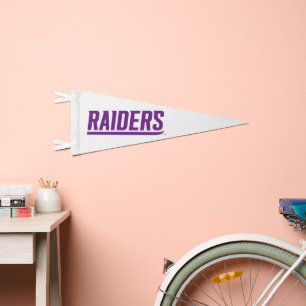 Raiders Text Pennant Flag
