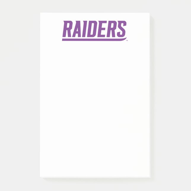 Raiders Text Post-it Notes (Front)