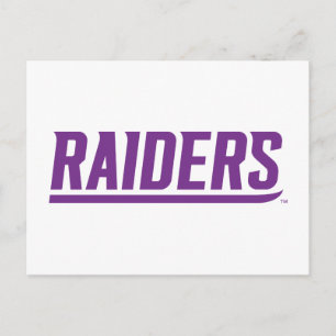 Raiders Text Postcard