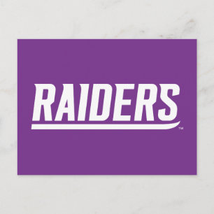 Raiders Text Postcard