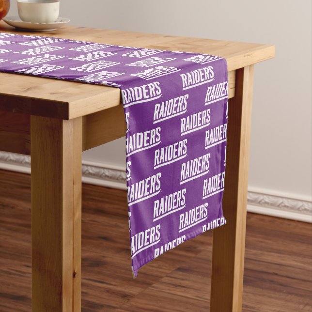 Raiders Text Short Table Runner (In Situ)