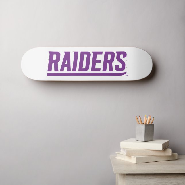 Raiders Text Skateboard (Wall Art (Horz))