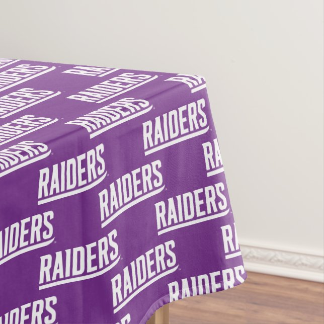 Raiders Text Tablecloth (In Situ)