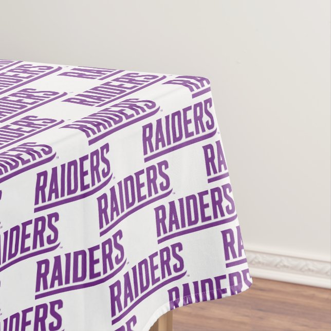 Raiders Text Tablecloth (In Situ)