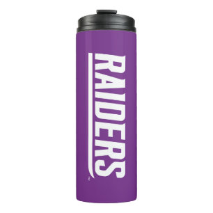 Raiders Text Thermal Tumbler
