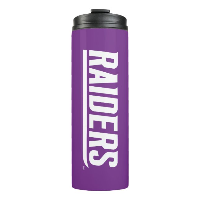 Raiders Text Thermal Tumbler (Front)