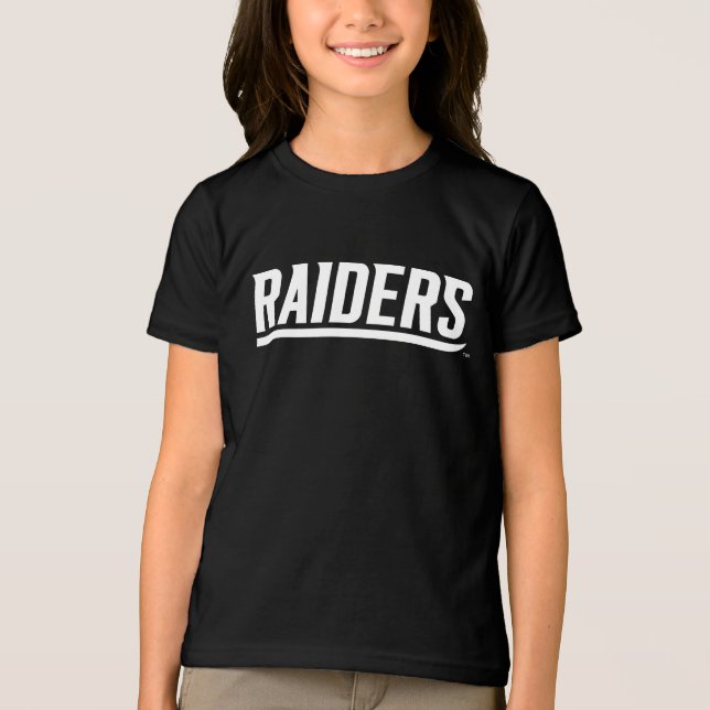 Raiders Text Tri-Blend Shirt (Front)