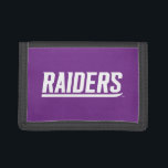 Raiders Text Trifold Wallet<br><div class="desc">Get ready to completely level up your everyday swagger and show the world your undeniable school pride with this official University of Mount Union product! Whether you are a dedicated student crushing your classes in Alliance, a proud alumni representing your fierce collegiate roots, or a passionate fan cheering loudly for...</div>
