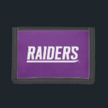 Raiders Text Trifold Wallet<br><div class="desc">Get ready to completely level up your everyday swagger and show the world your undeniable school pride with this official University of Mount Union product! Whether you are a dedicated student crushing your classes in Alliance, a proud alumni representing your fierce collegiate roots, or a passionate fan cheering loudly for...</div>