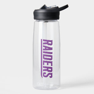 Raiders Text Water Bottle
