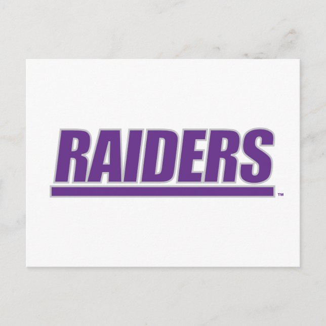 Raiders Wordmark Postcard (Front)