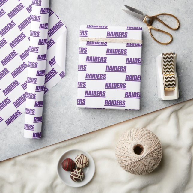 Raiders Wordmark Wrapping Paper (Crafts)
