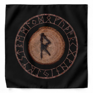Raidho Elder Futhark rune Bandana