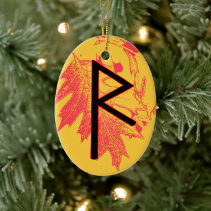 Raidho Viking Rune Yule Ornament – Balance!