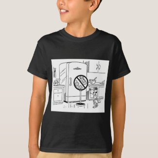 Raiding Refrig Cartoon T-Shirt