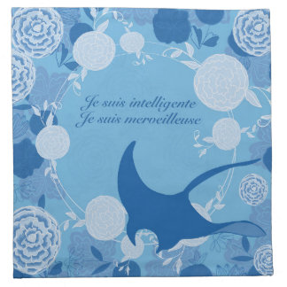 raie, fleur de vie, orange, mandala,zen,chakra, cloth napkin
