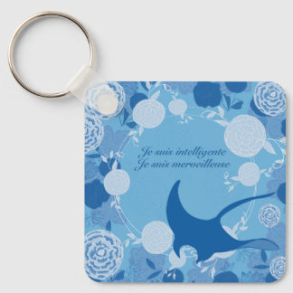 raie, fleur de vie, orange, mandala, zen, chakra, keychain