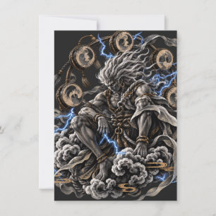 Raijin Bleu Note Card