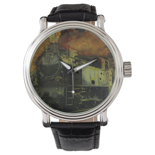 Rail Blazer _ Vintage Steam Train Watch