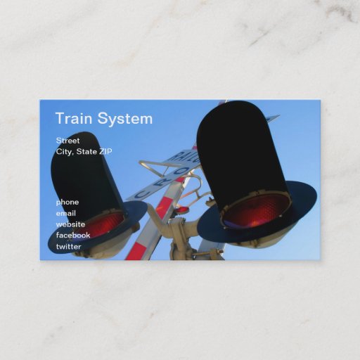 Customizable Rail Cro Business Cards