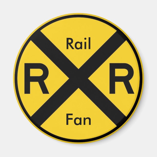 Rail Fan Magnet (Front)