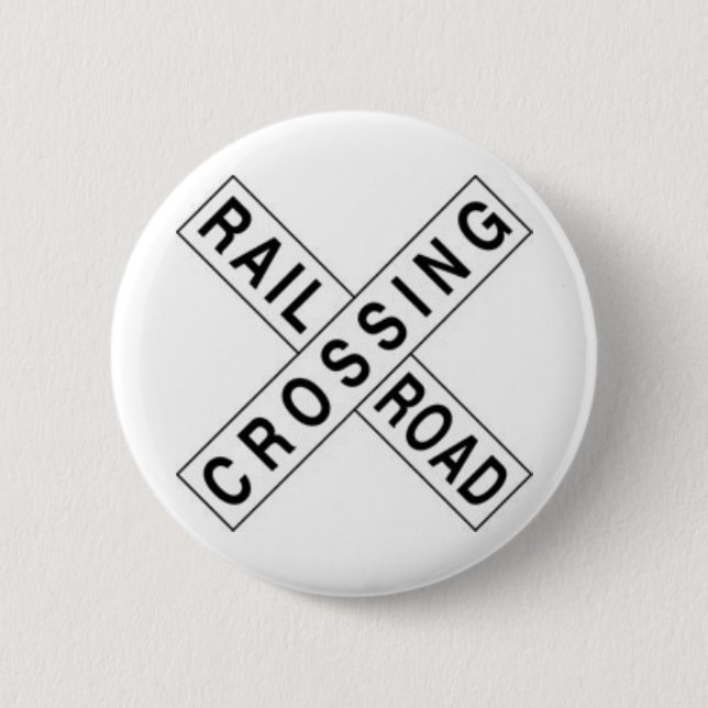RAIL ROAD CROSSING BUTTON (Front)