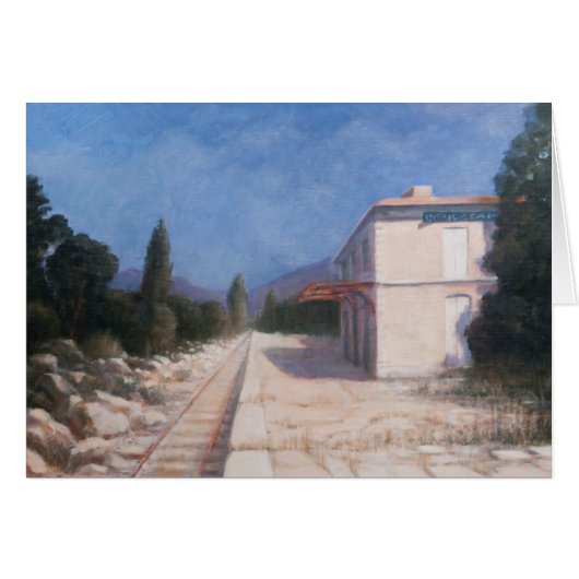 Rail station Châteauneuf 2012 Cards (Front Horizontal)