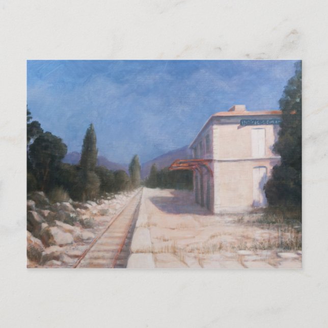 Rail station Châteauneuf 2012 Postcard (Front)