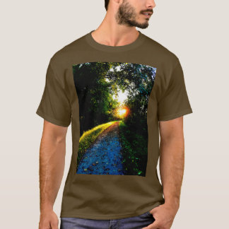 Rail Trail into the Sunset T-Shirt